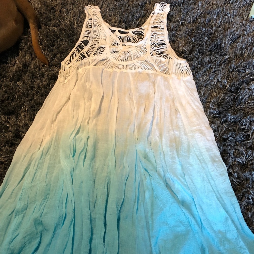 Water Lilly swim cover-up. Size lg
